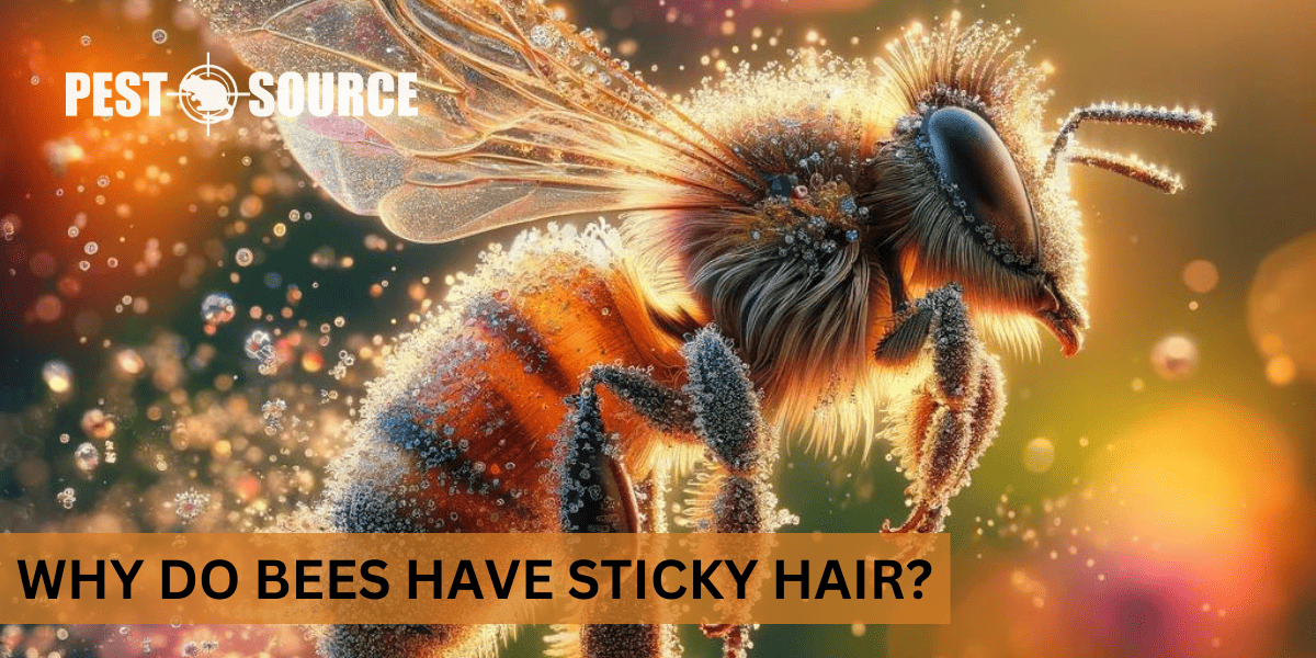 Hair That's Sticky on Bees
