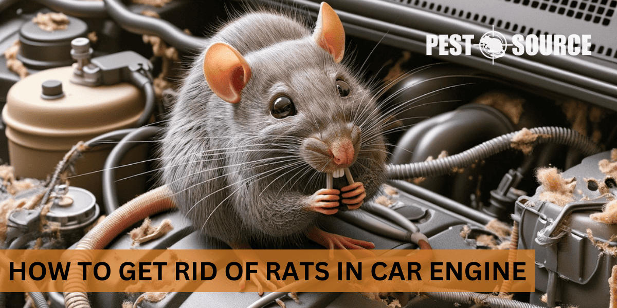 Car Engine With Rat
