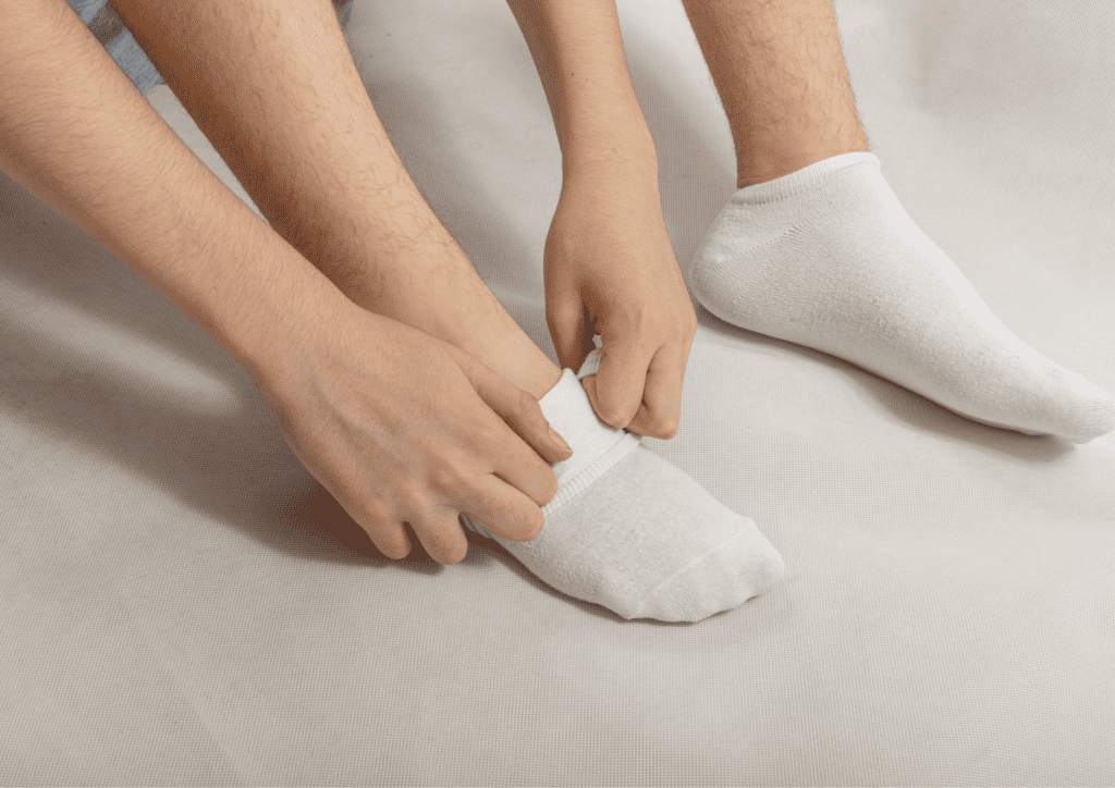 white socks test